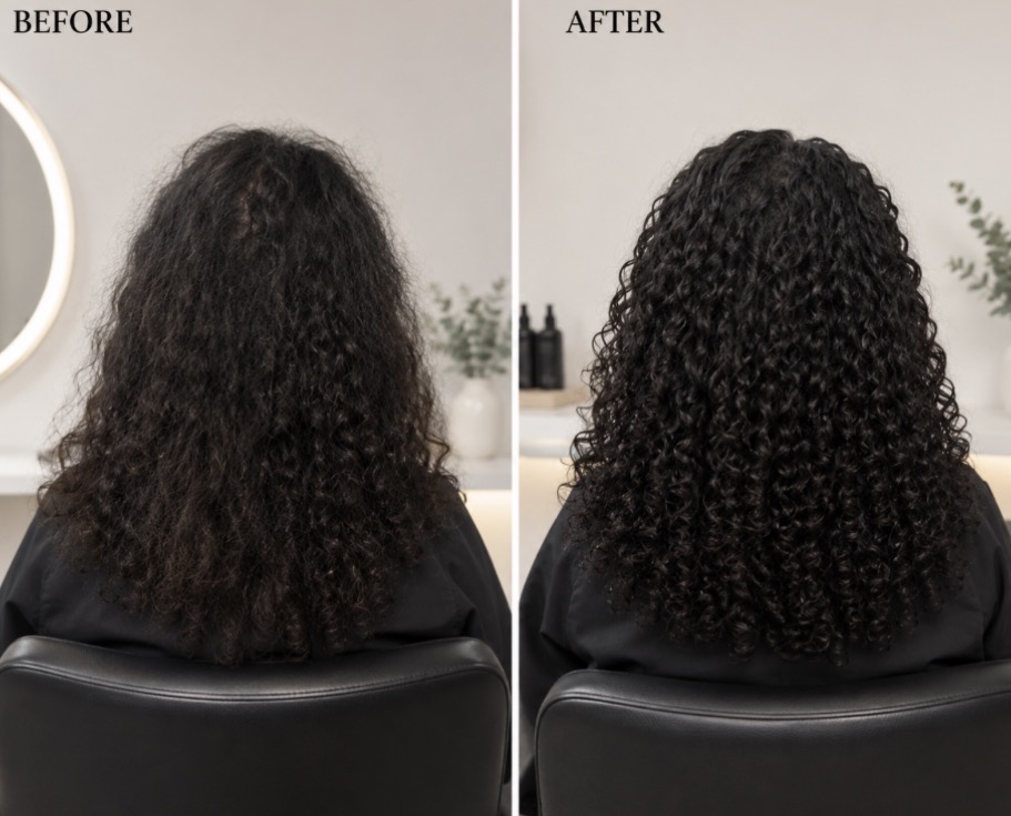 After image of male client